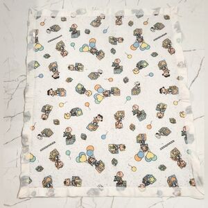 Vintage Peanuts Gang Fleece Baby Blanket